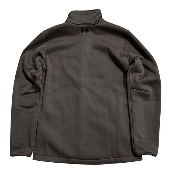 Under Armour Men’s Small Gray Storm ColdGear Zip-Up Fleece-lined Jacket 1297030 - Picture 4 of 7